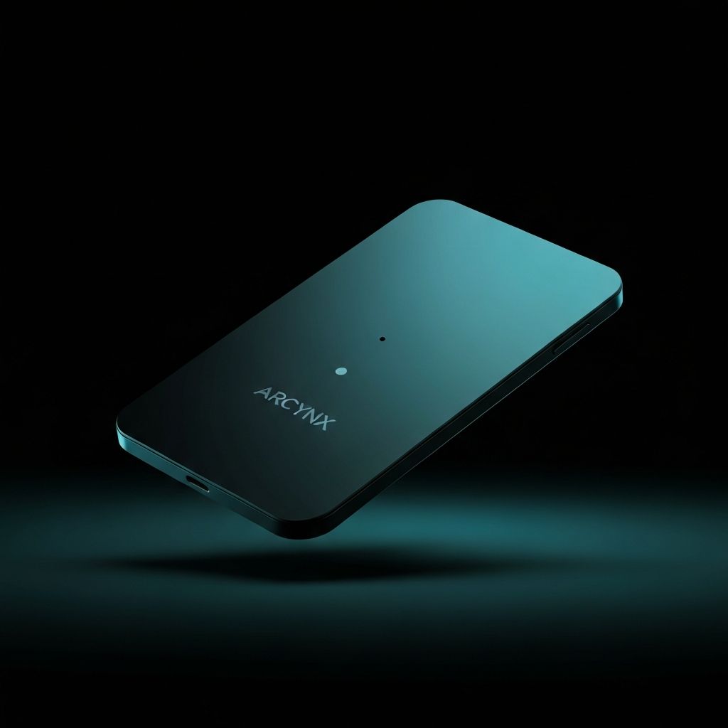 Arcynx Slab - Ultra-thin Bluetooth recording card